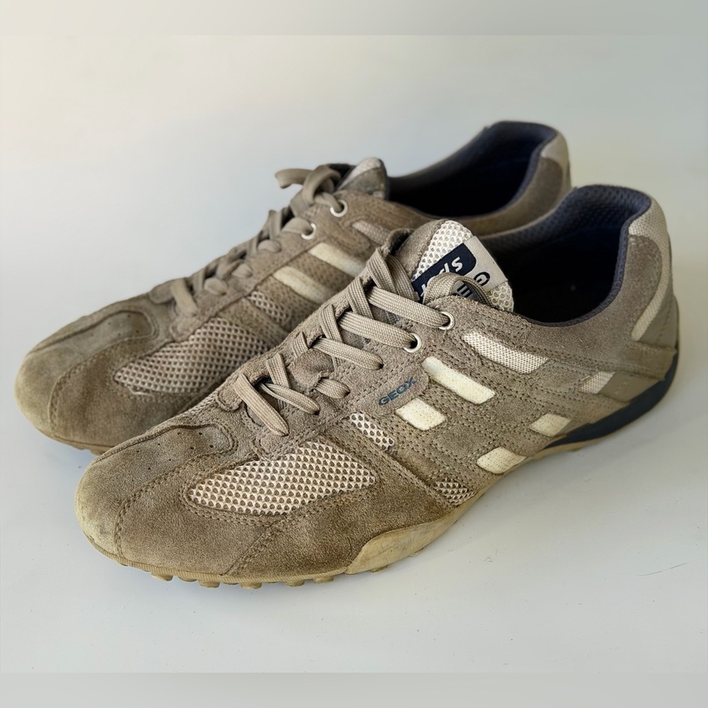 GEOX snake K Suede Sneakers